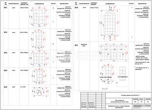 Ведомость окон и оконно-дверных конструкций