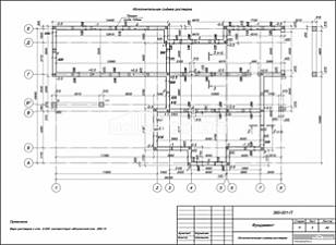 Исполнительная съемка ростверка