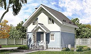 Проекты домов с мансардой