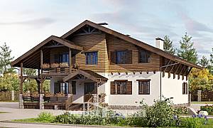 Проекты домов с мансардой