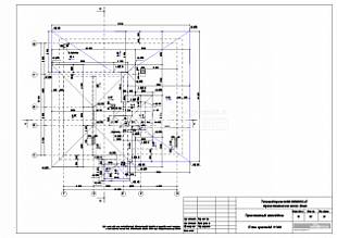 План кровли М 1:100